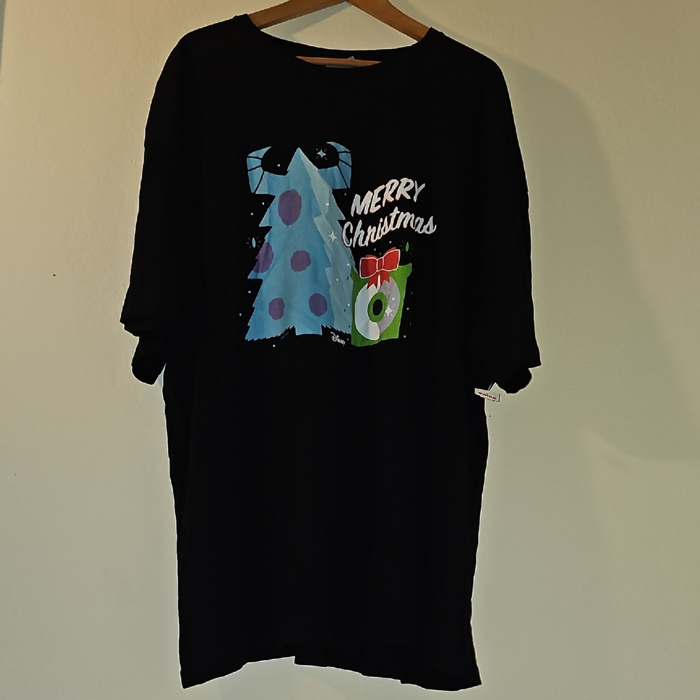 Disney's Monsters Inc. Merry Christmas Tee Sz 4XL